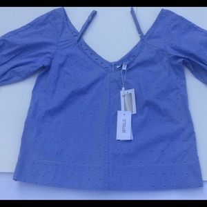 Derek Lam Off Shoulder Top Adjustmentsble Straps